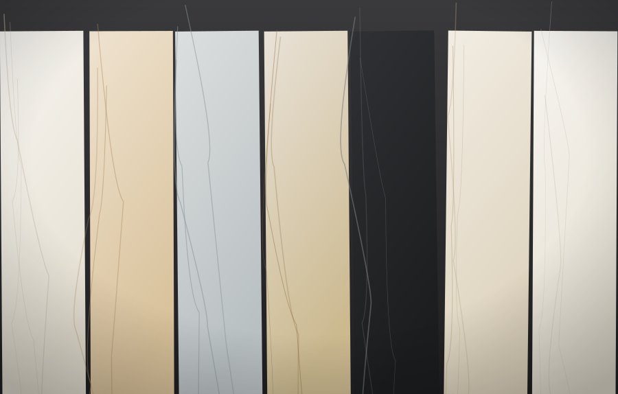Curated stone slab collection for a countertop showroom website